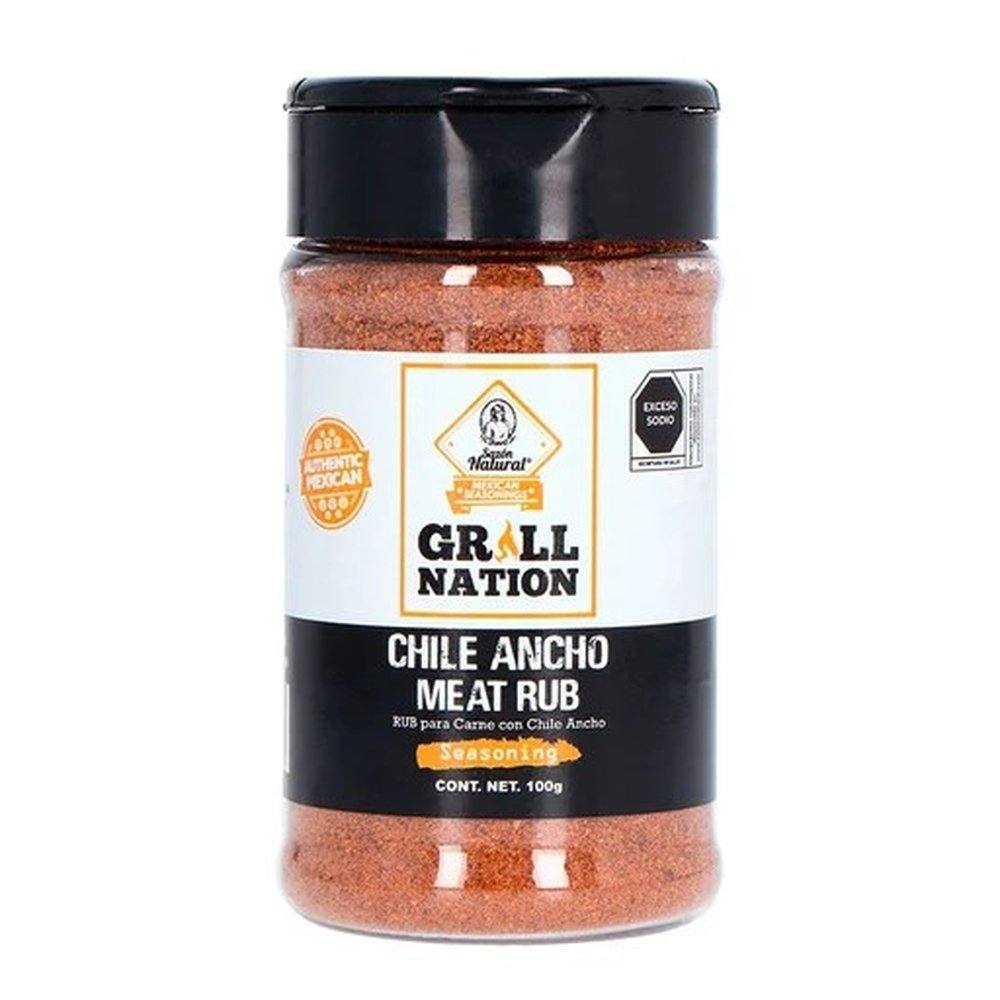 GRILL NATION 100 GR CHILE ANCHO MEAT RUB