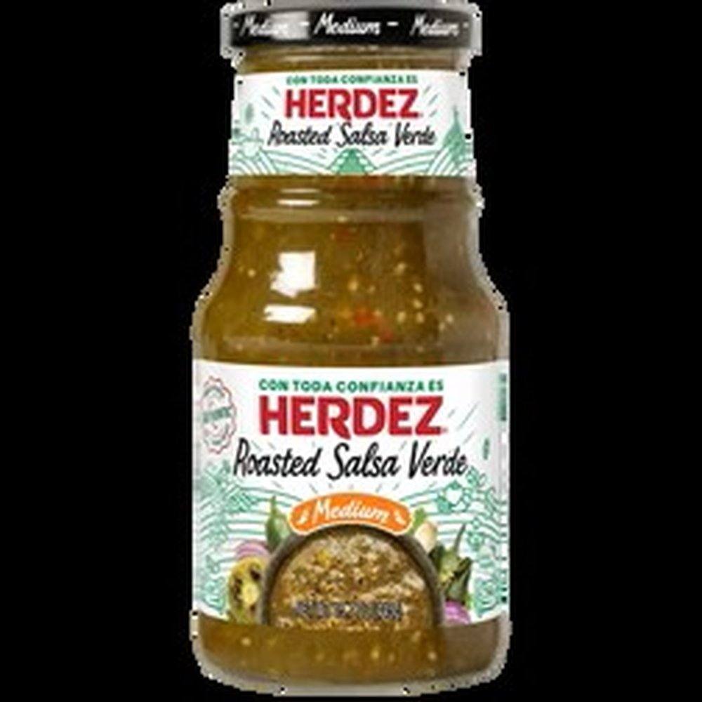 HERDEZ 445 GR SALSA VERDE ROASTED GLASS