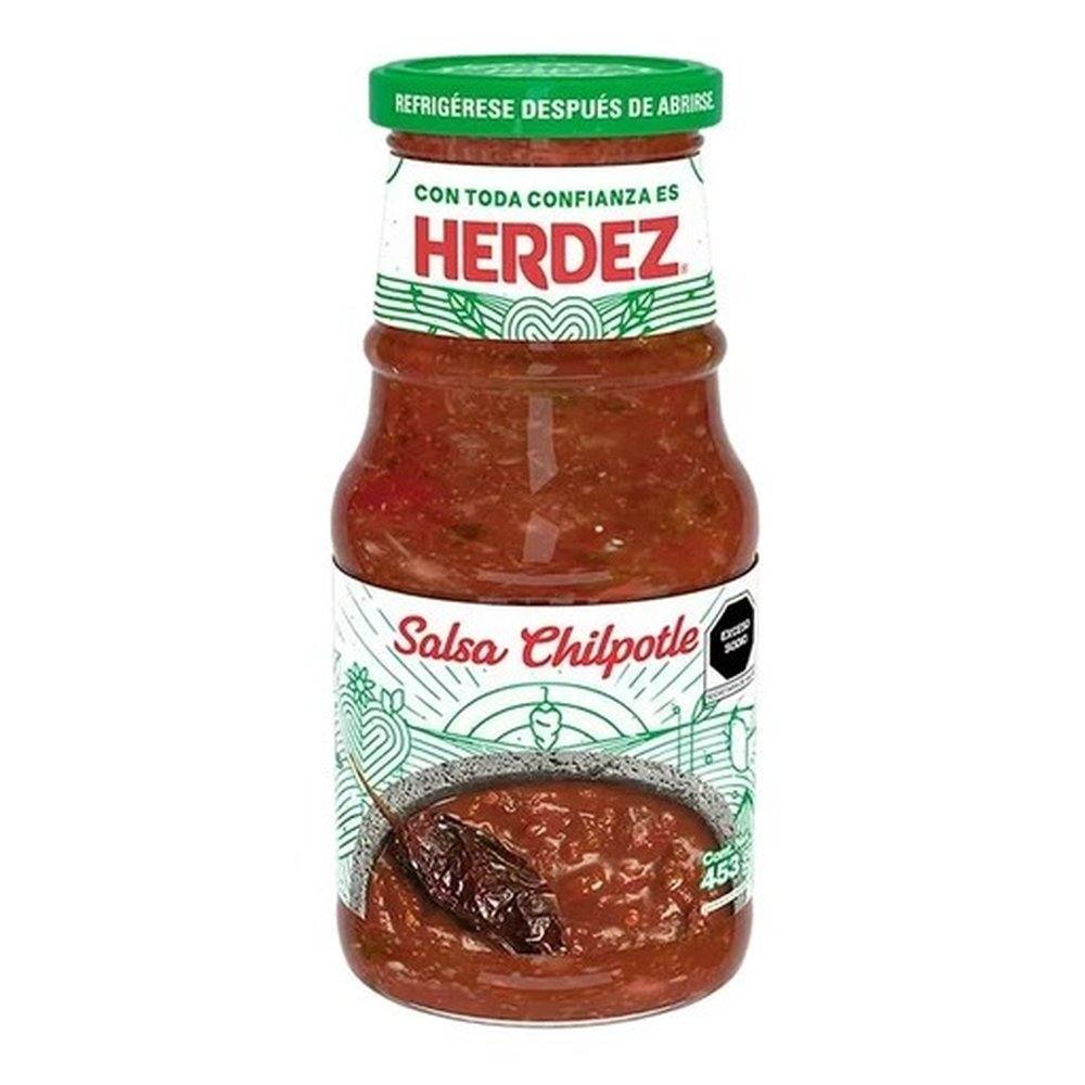 HERDEZ 453 GR CHIPOTLE GLASS