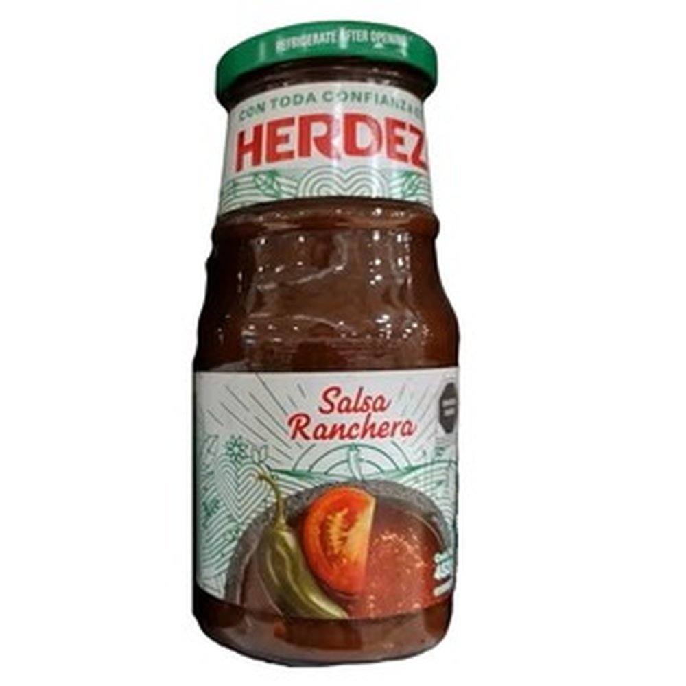 HERDEZ 453 GR SALSA RANCHERA GLASS