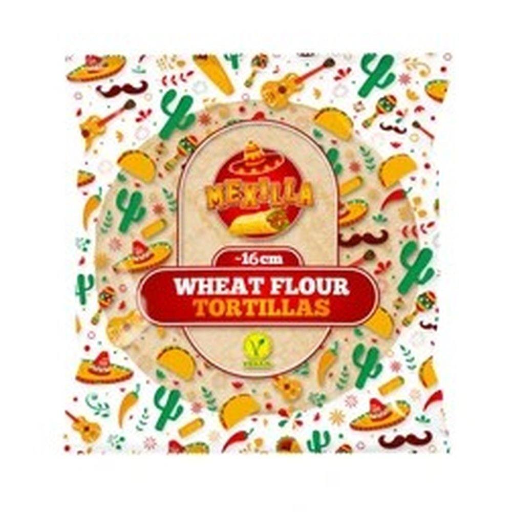 MEXILLA 18 x 60 GR WHEAT FLOUR TORTILLAS 25 CM