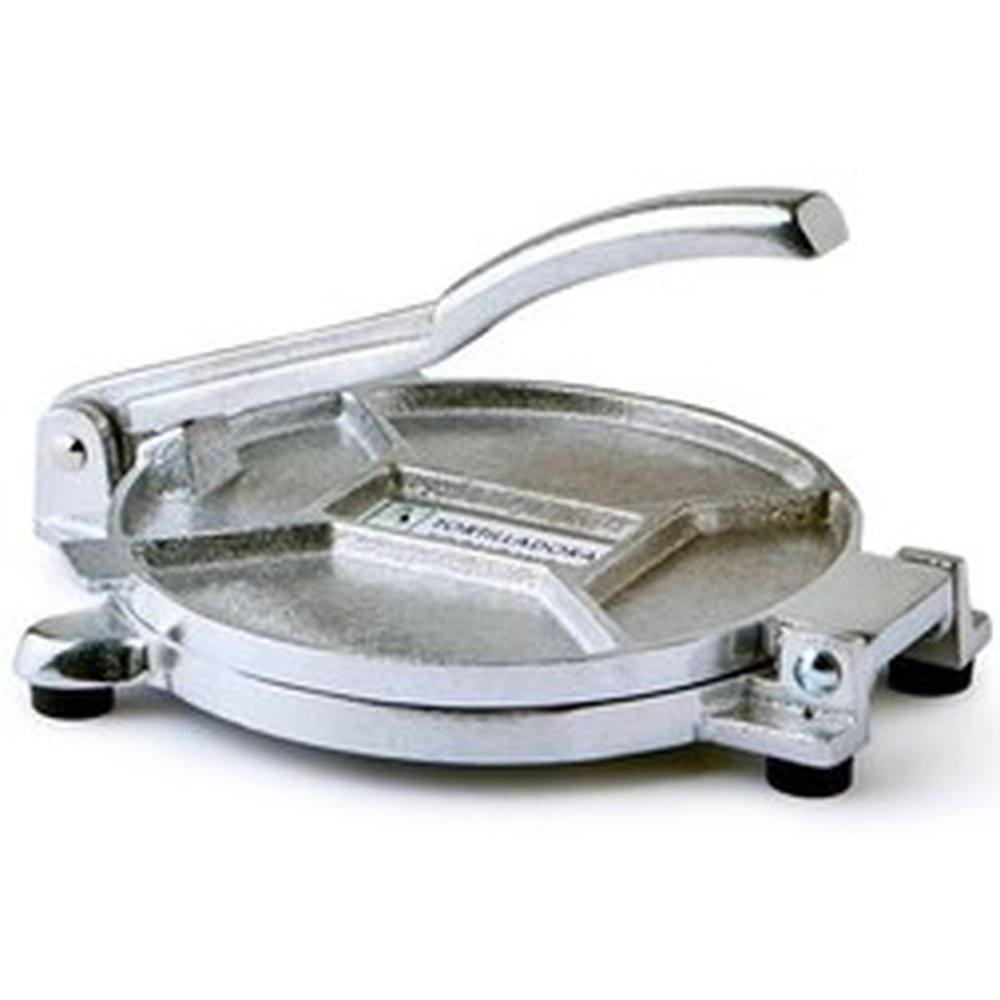 TORTILLA PRESS 18 CM ALUMINIO ECONOMICA CON REGATONES