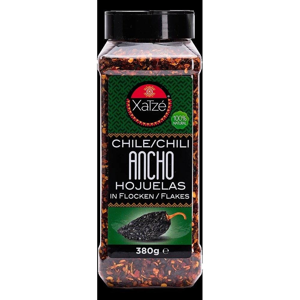 XATZE 380 GR CHILE ANCHO HOJUELAS