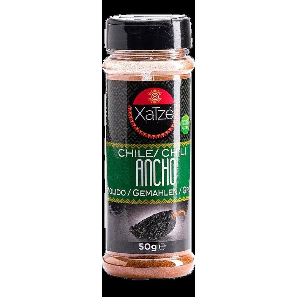 XATZE 50 GR CHILE ANCHO MOLIDO